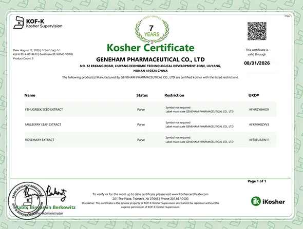 Koscher-Zertifizierung